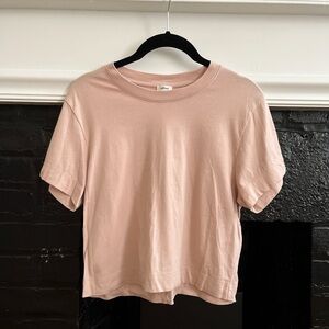 Aritzia Wilfred Tee (Dusty rose)